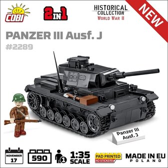 COBI 2289 Panzer III Ausf.J