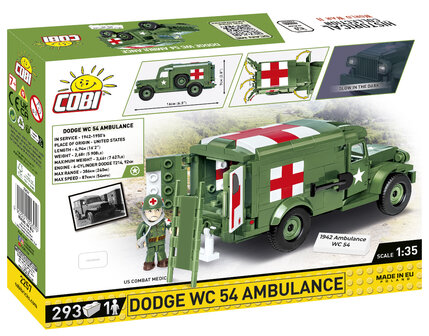 COBI WW2 2257 - Dodge WC54 Ambulance