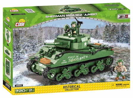 COBI WW2 2550 - M4A3E2 Sherman Jumbo