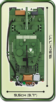 COBI WW2 2550 - M4A3E2 Sherman Jumbo