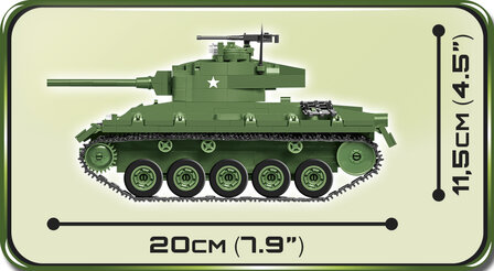COBI  2543 - M24 Chaffee