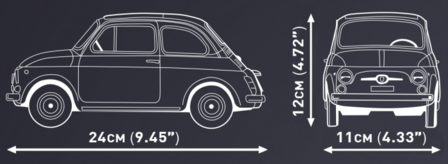 COBI 24353 Fiat 500 Abarth 1965 Exe