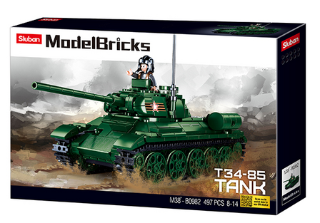 Sluban Medium tank (Groen) M38-B0976 