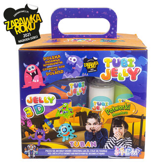 Tuban - Tubi Jelly set with 6 colors and small aquarium - Monsters
