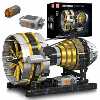 Mould King 10141 Aircraft Engine