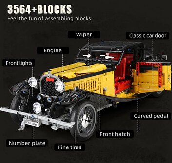 Mould King 13080  Bugatti 50T