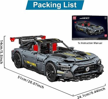 Mould King 13123 AMG GTR