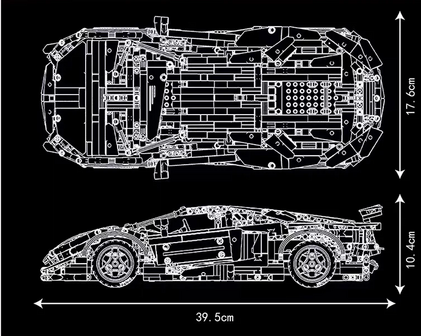 Mould King Aventador Sportwagen