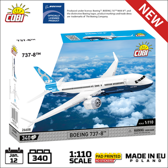 COBI Boeing 26608- Boeing 737-8