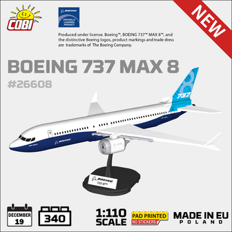 COBI Boeing 26608- Boeing 737-8