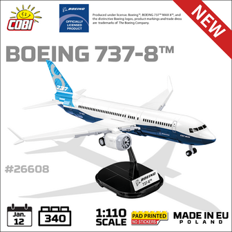 COBI Boeing 26608- Boeing 737-8