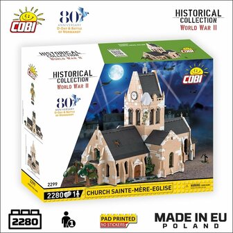 COBI 2299 Sainte-M&egrave;re-&Eacute;glise church