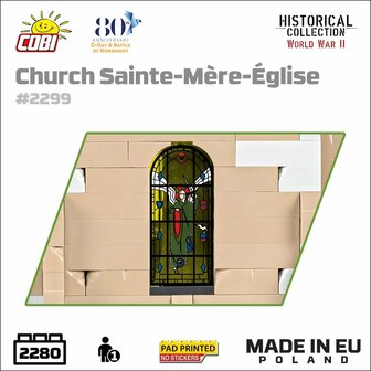 COBI 2299 Sainte-M&egrave;re-&Eacute;glise church