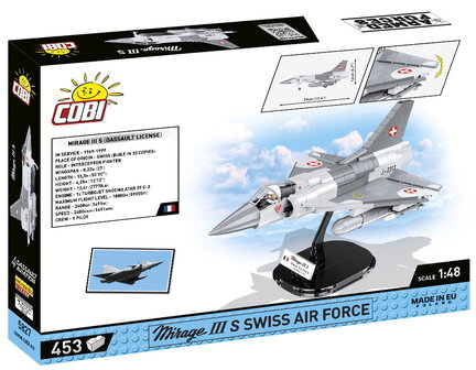 COBI 5827 Mirage IIIS Swiss Air Force