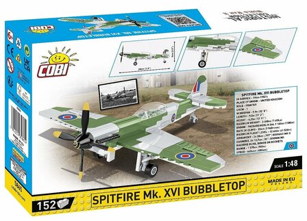 COBI 5865 Spitfire MK.XVI Bubbletop