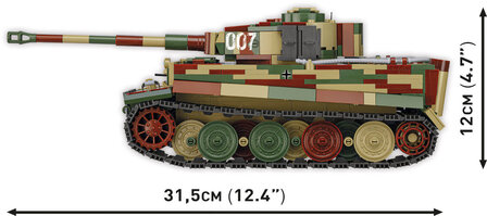 COBI 2587  Panzerkamfwagen VI Tiger I Ausf. E No. 007