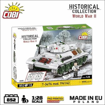 COBI 2595 T-34/76 model 1941/1942