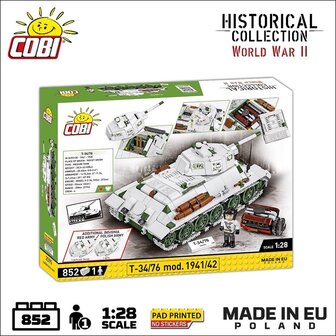 COBI 2595 T-34/76 model 1941/1942