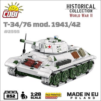 COBI 2595 T-34/76 model 1941/1942