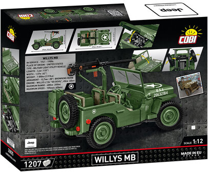 COBI 2805 Willys MB &amp; M2 Gun