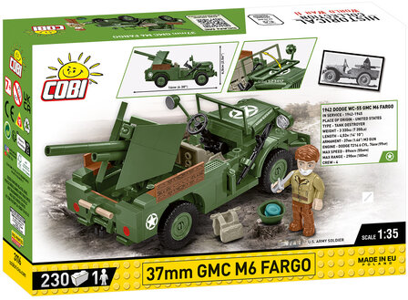 COBI 3116 37mm GMC M6 Fargo