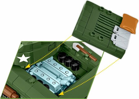 COBI 3118 Sherman M4A2E8 (76)W