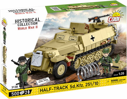 COBI 3130 Half-Track Sd.Kfz. 251/10