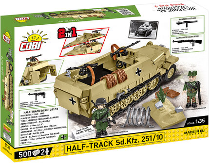 COBI 3130 Half-Track Sd.Kfz. 251/10