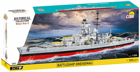 COBI WW2 4835 Battleship Gneisenau