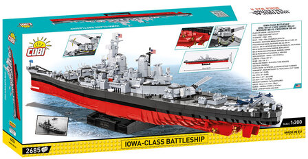COBI 4836 Battleship Iowa Class 4in1