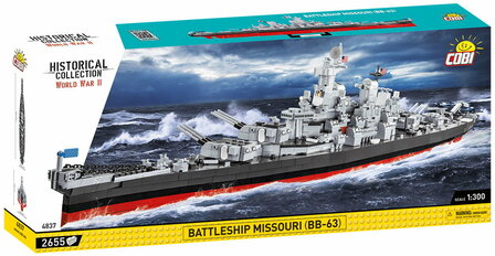 COBI 4837 Battleship USS Missouri BB-63