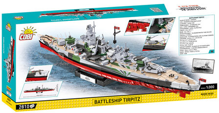 COBI 4839 Battleship Tirpitz