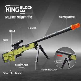 Mould King AWM Scharfsch&uuml;tzengewehr