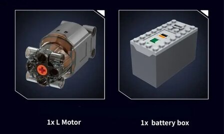 Mould King 10088S V8 Engine