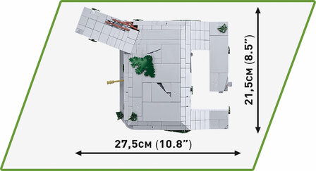 COBI 3136 German Bunker Regelbau 667