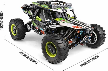Mould King 18002 Green Buggy