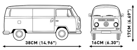 COBI 24361 Volkswagen T2A Exe Edition