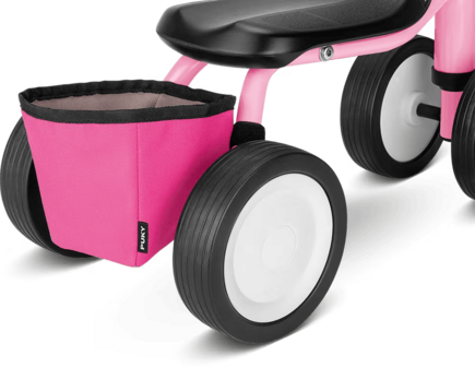 Praktische, open frame tas voor PUKYlino en WUTSCH - roze