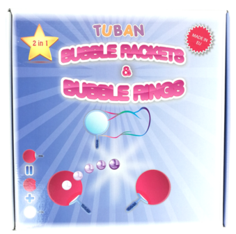 Bellenblaas bubble rackets en bubble rings