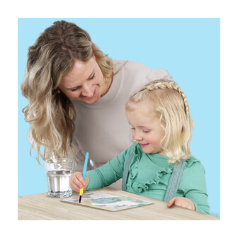 Kleuren met water kleurboek fantasie