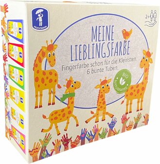 Mijn Lievelingsverf - 633 0651NL - basis editie - 6x75 gram - vingerverf - Feuchtmann