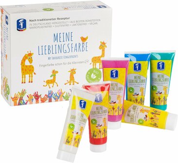 Mijn Lievelingsverf - 633 0651NL - basis editie - 6x75 gram - vingerverf - Feuchtmann