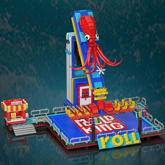 Mould King 11015 Octopus Spinnende achtbaan