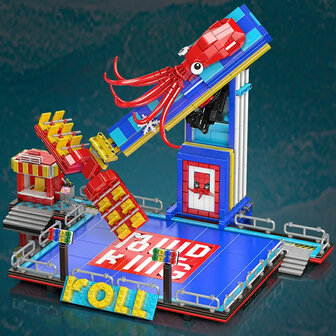 Mould King 11015 Octopus Spinnende achtbaan