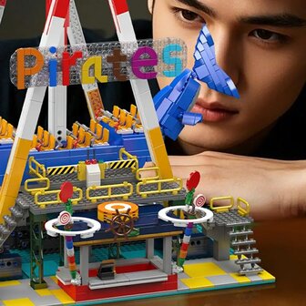 Mould King 11017 Pirate Ship Shark