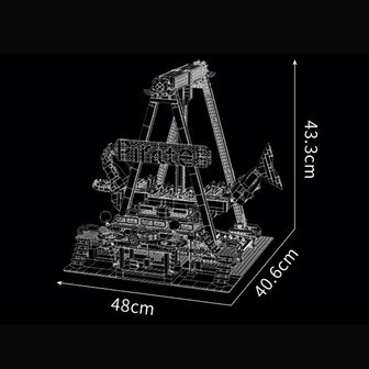 Mould King 11017 Pirate Ship Shark