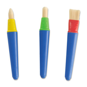 SES Creative - 14440 - My First - Veilige baby kwasten (3 stuks)