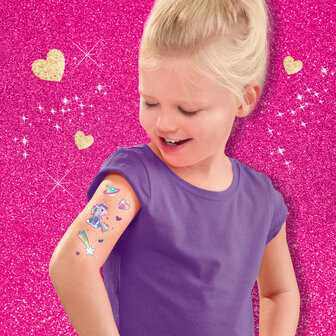  SES Creative - 14724 - Unicorn - Tattoos en glitters