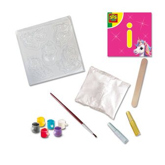  SES Creative - 14723 - Unicorn - Gieten en schilderen - Baby unicorns
