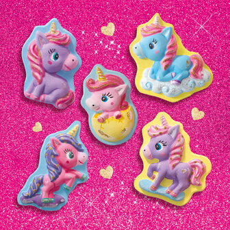  SES Creative - 14723 - Unicorn - Gieten en schilderen - Baby unicorns
